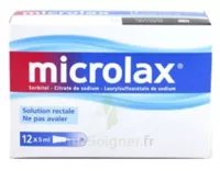 Microlax Sorbitol Citrate Et Laurilsulfoacetate De Sodium S Rect En Récipient Unidose 12récip-unidoses-can/5ml à Saint-Chef