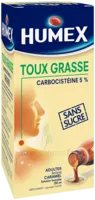 Humex 5 % Solution Buvable Expectorant Sans Sucre Adulte Fl/250ml à Saint-Chef